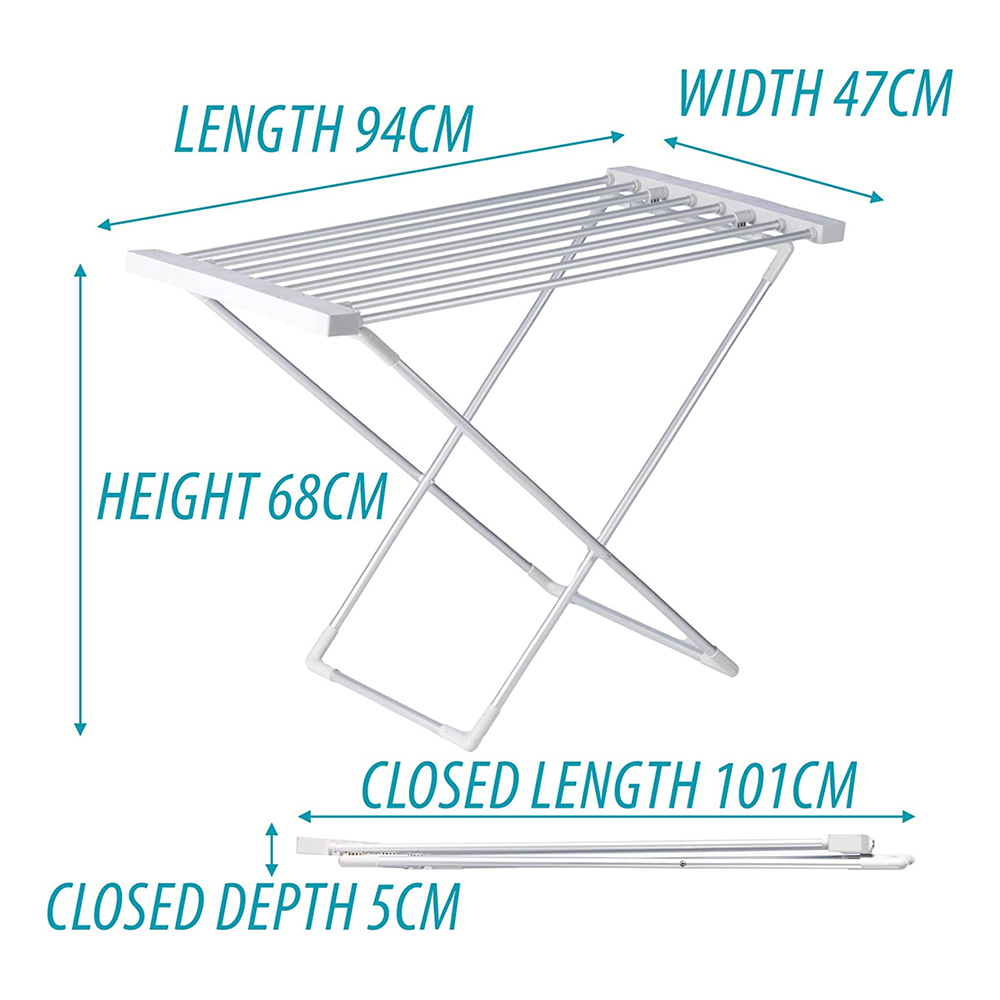 Homefront Heated Fold Out Clothes Airer Image 6