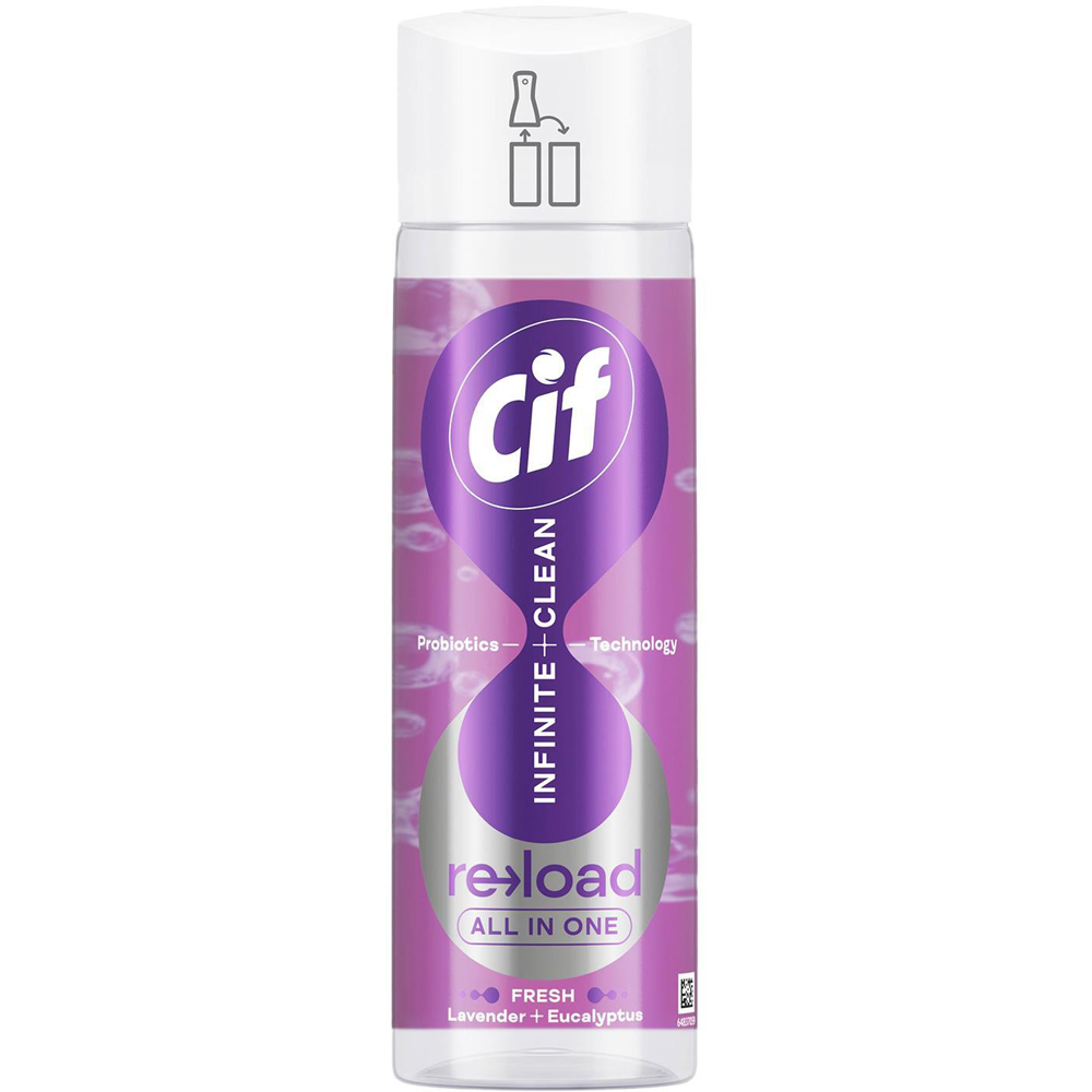 Cif Infinite Clean All in One Lavender and Eucalyptus Cleaner Reload 280ml 6 Pack Image 2
