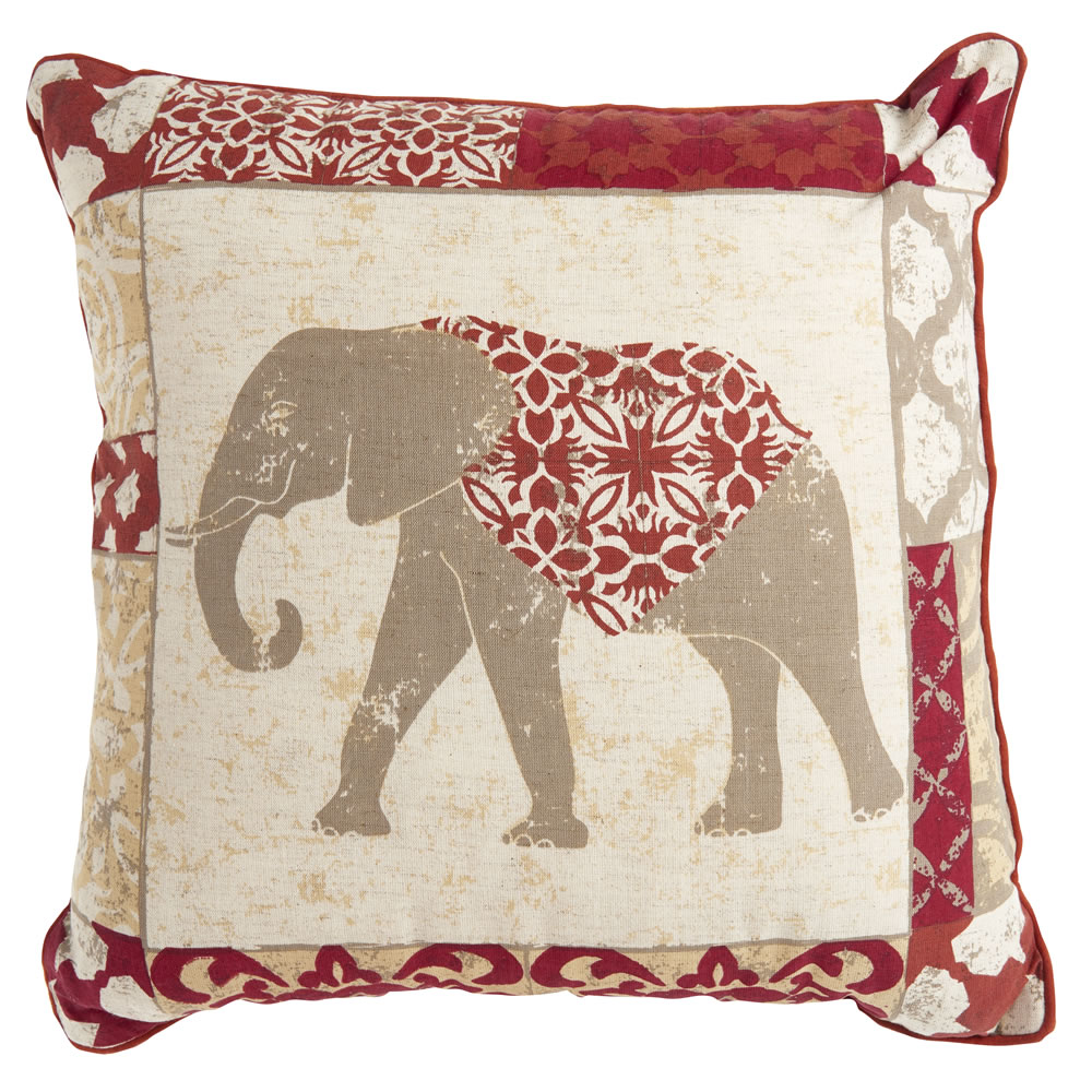 Wilko Elephant Cushion 43 x 43cm Image 1