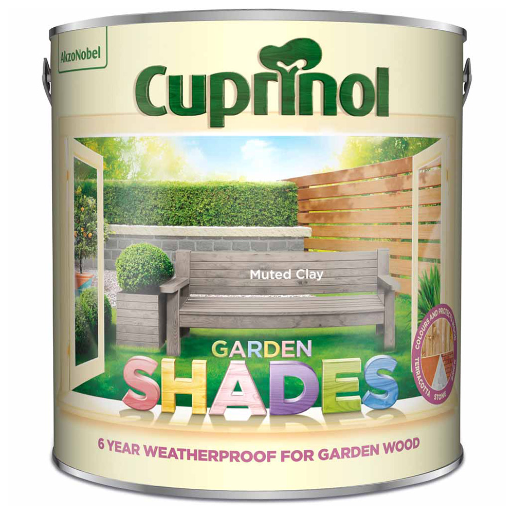 Cuprinol Garden Shades Muted Clay Exterior Paint 2.5L Image 2
