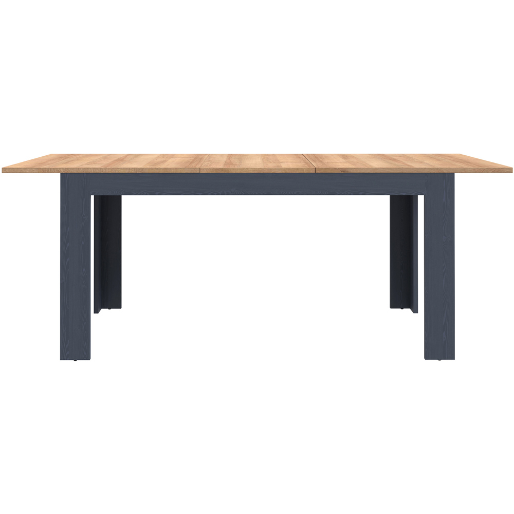 Florence Bohol 4 Seater Extending Dining Table Riviera Oak and Navy Image 5