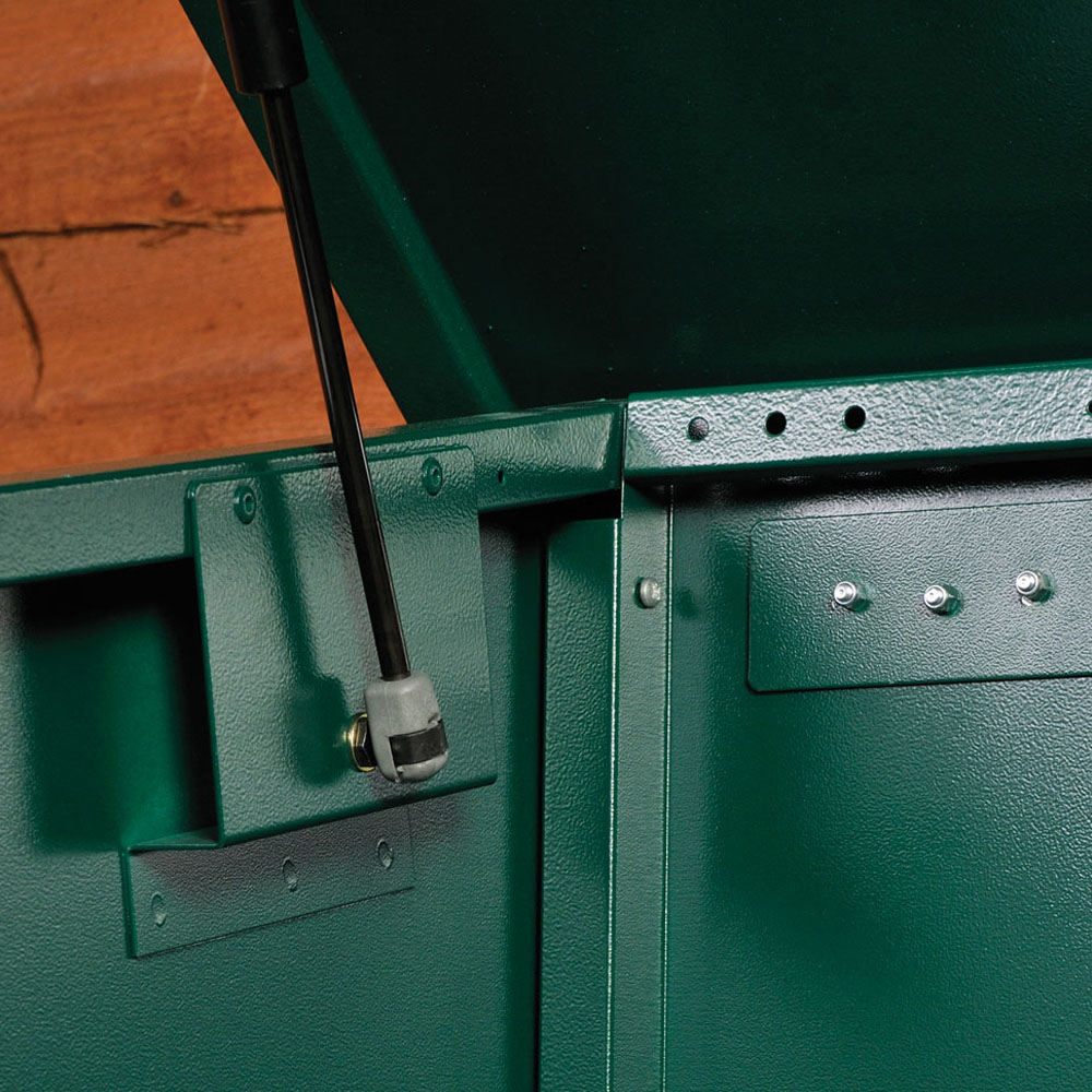 Asgard Access Plus 8 x 4ft Double Door Green Bike Storage Shed Image 4