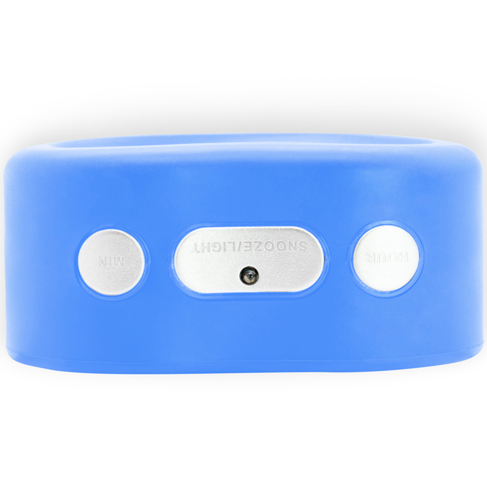 Acctim Vierra Moroccan Blue Silicon Smartlite Alarm Clock 11cm Image 4