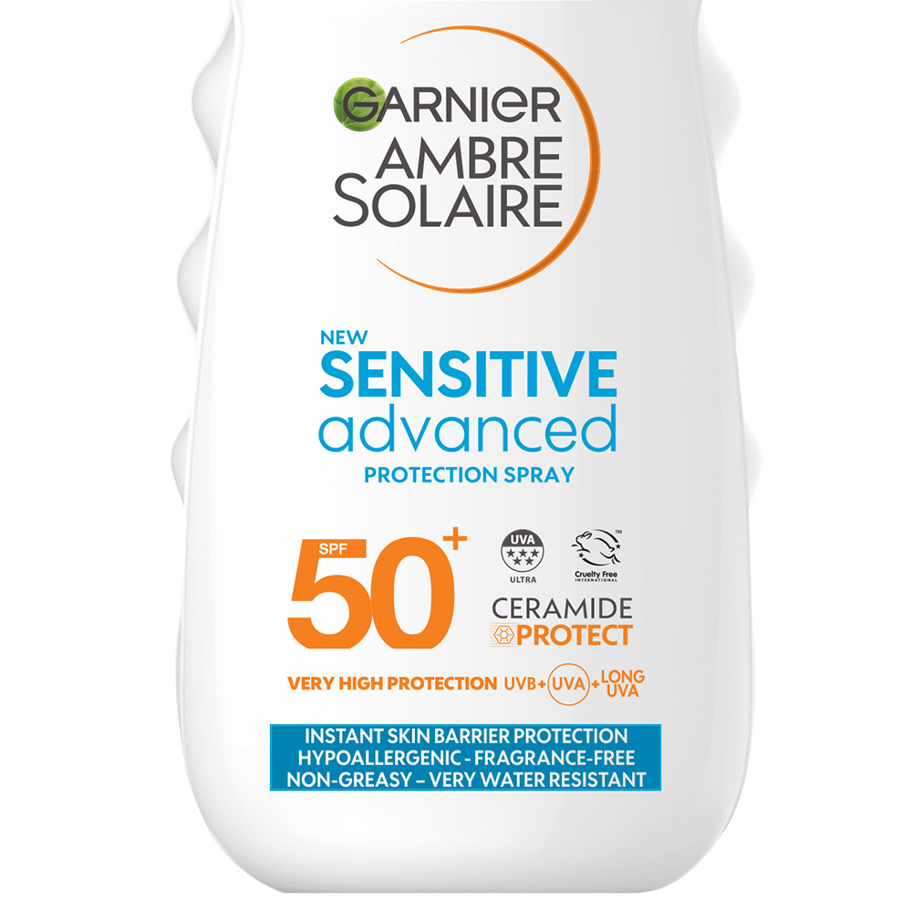 Garnier Ambre Solaire Sensitive Advanced Protection Spray SPF50+ 150ml Image 3