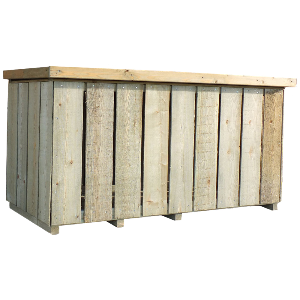 Shire 4 x 2ft Sawn Timber Log Box Image 1