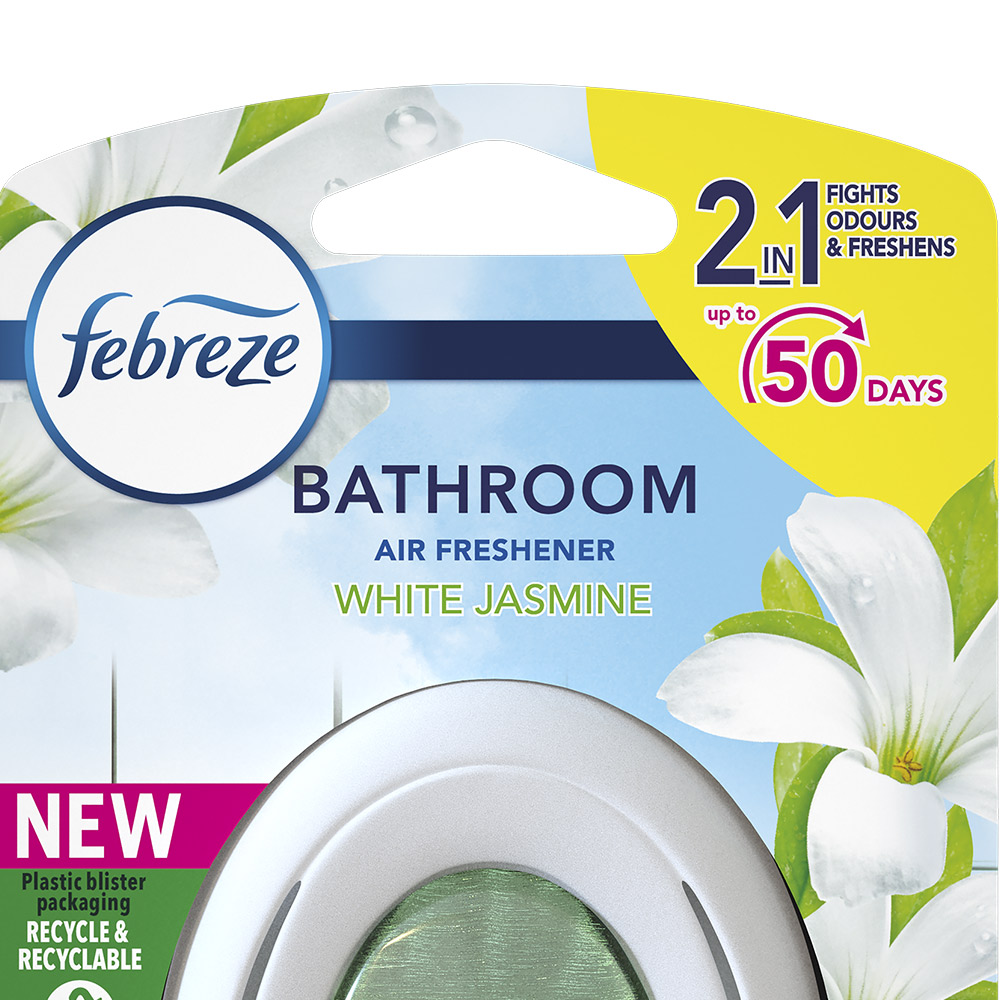 Febreze White Jasmine Bathroom Air Freshener 1ct Image 2