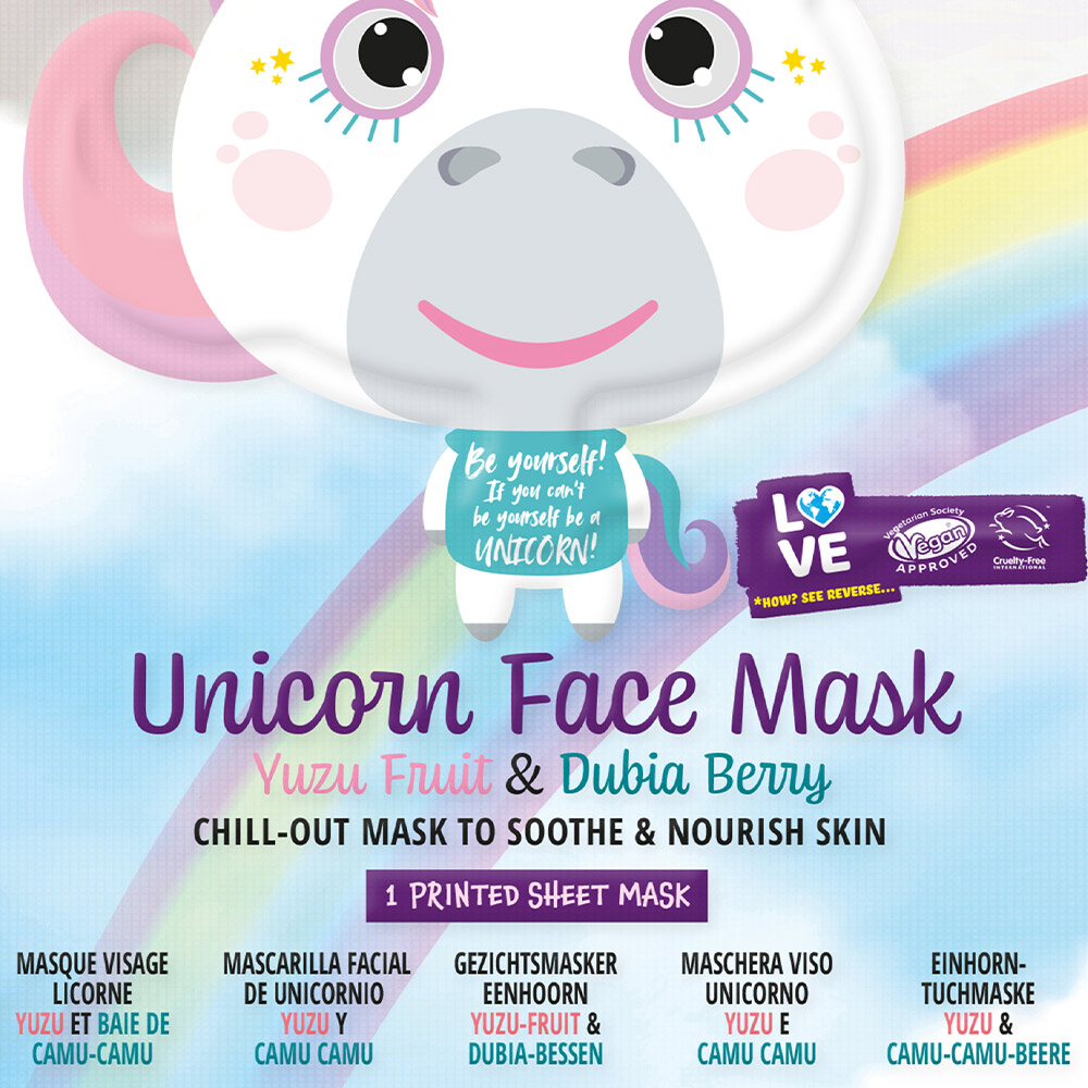 Unicorn Face Sheet Mask Image 3