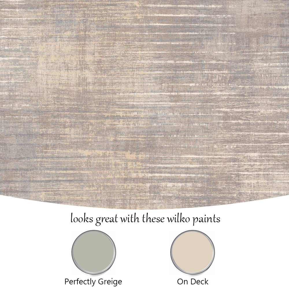 Grandeco Urban Stripe Distressed Metallic Textured Neutral Wallpaper Image 4