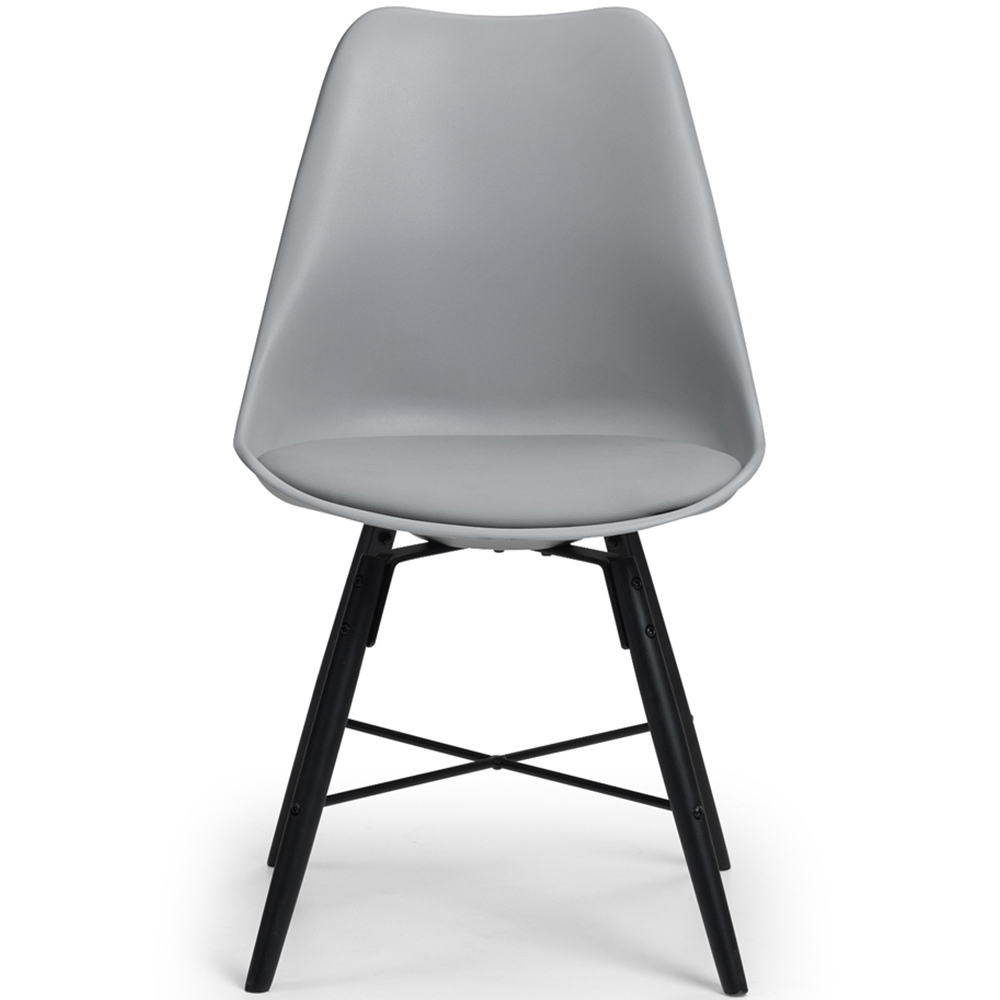 Julian Bowen Staten Kari Concrete Effect 4 Seater Dining Set Grey Image 6