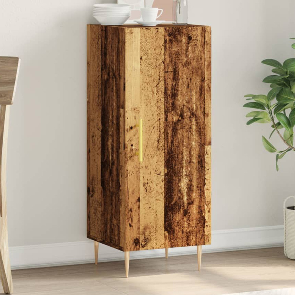 vidaXL Single Door Old Wood Sideboard Image 1