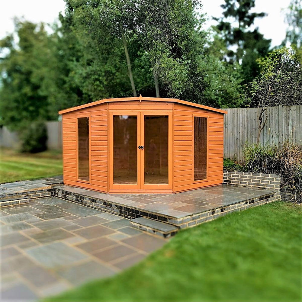 Shire Barclay 10 x 10ft Double Door Traditional Summerhouse Image 2