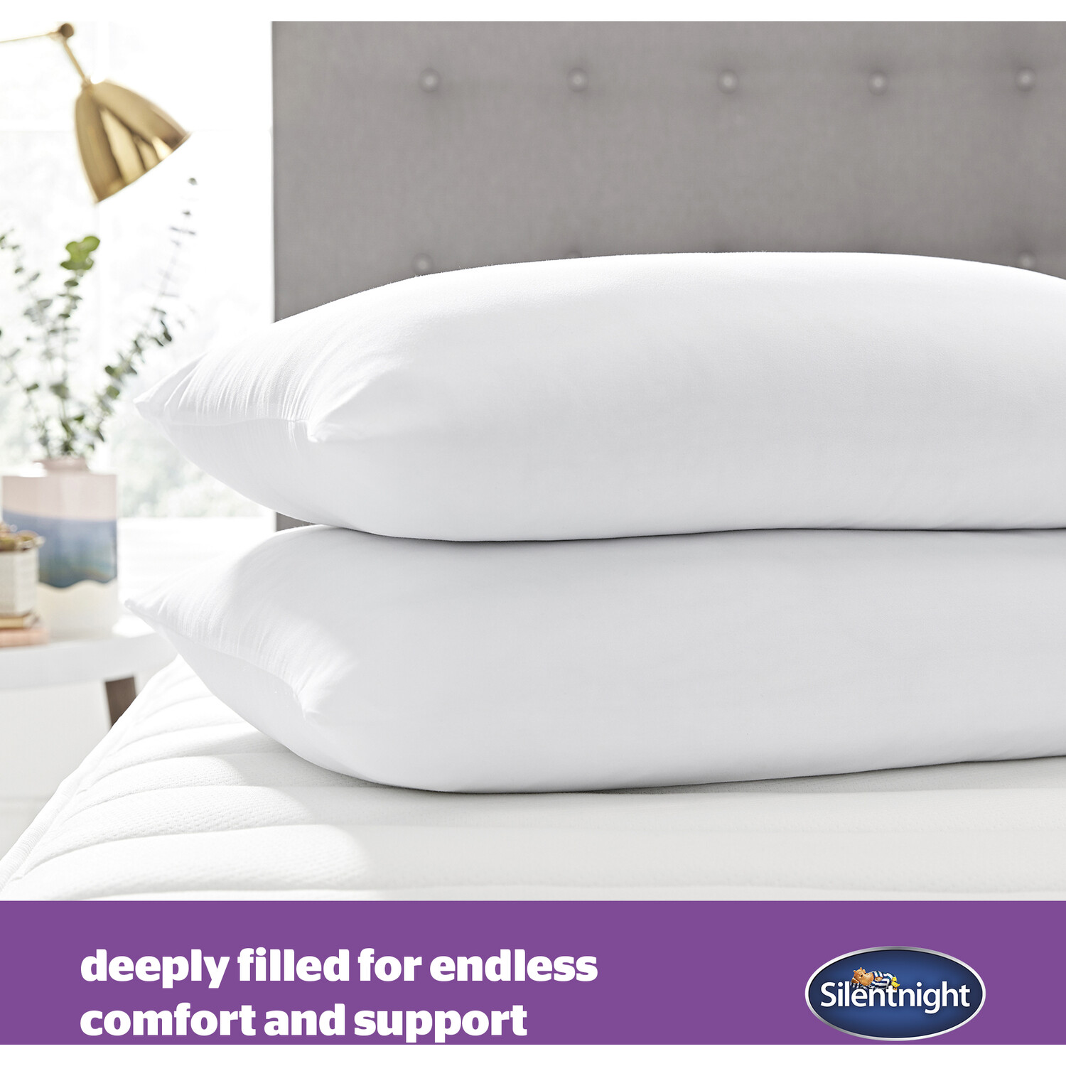 Silentnight Deep Sleep Pillow Pair Image 2