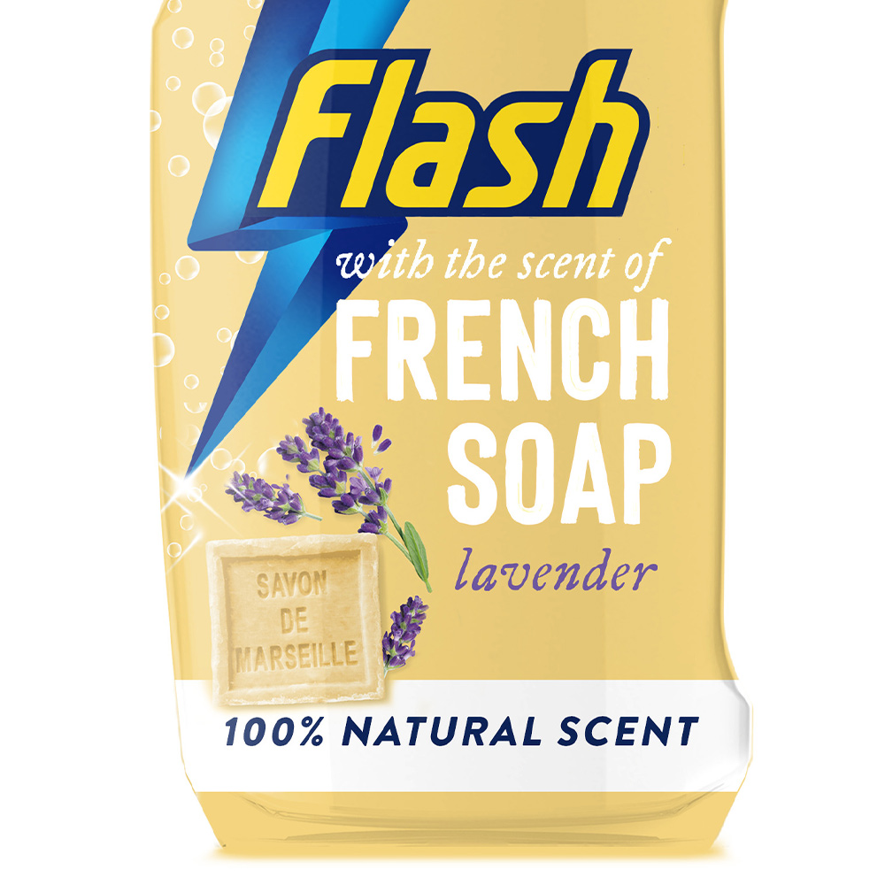 Flash French Soap and Lavender All Purpose Traditional Cleaning Spray 800ml Image 3