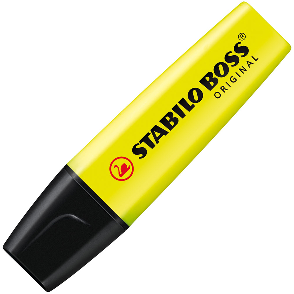 Stabilo Boss Original Yellow Highlighters 2 Pack Image 2