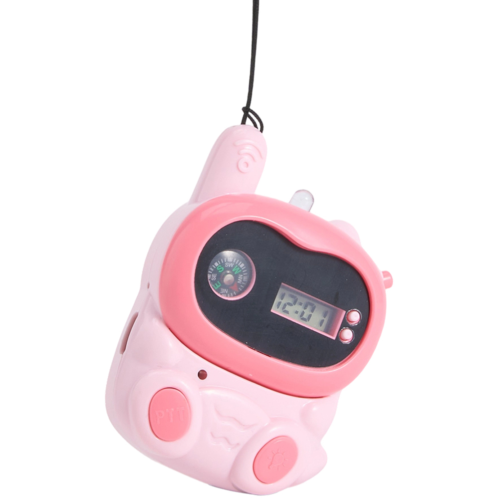 H&O Direct Kids Blue and Pink 500m Range Wearable Mini Walkie Talkie Watch 2 Pack Image 5
