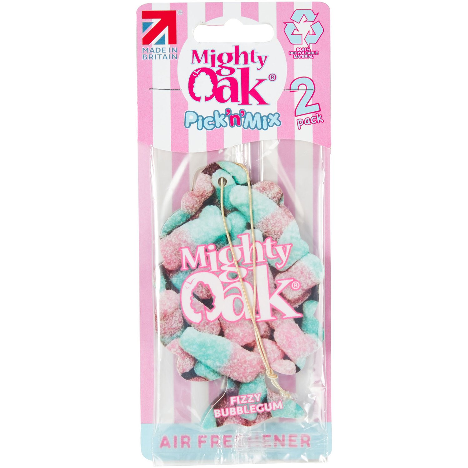 Mighty Oak Pick n Mix Air Freshener - Fizzy Bubblegum Image 1