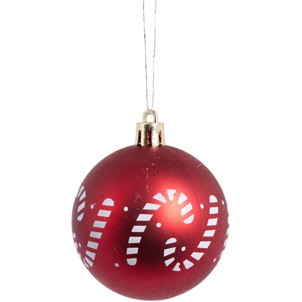 Set of 32 Candy Cane Carnival Baubles Image 7