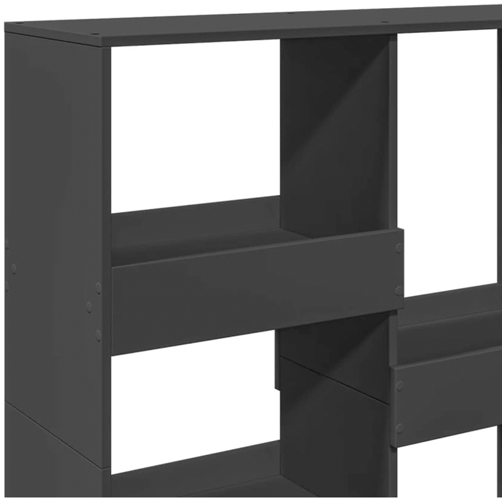 vidaXL 5 Shelf Black Bookcase Image 6