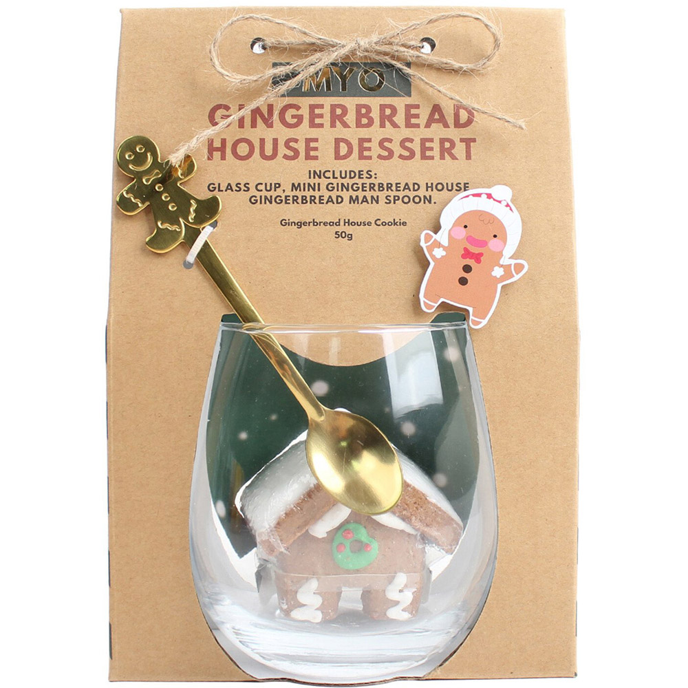 Make Your Own Gingerbread House Dessert Set Image