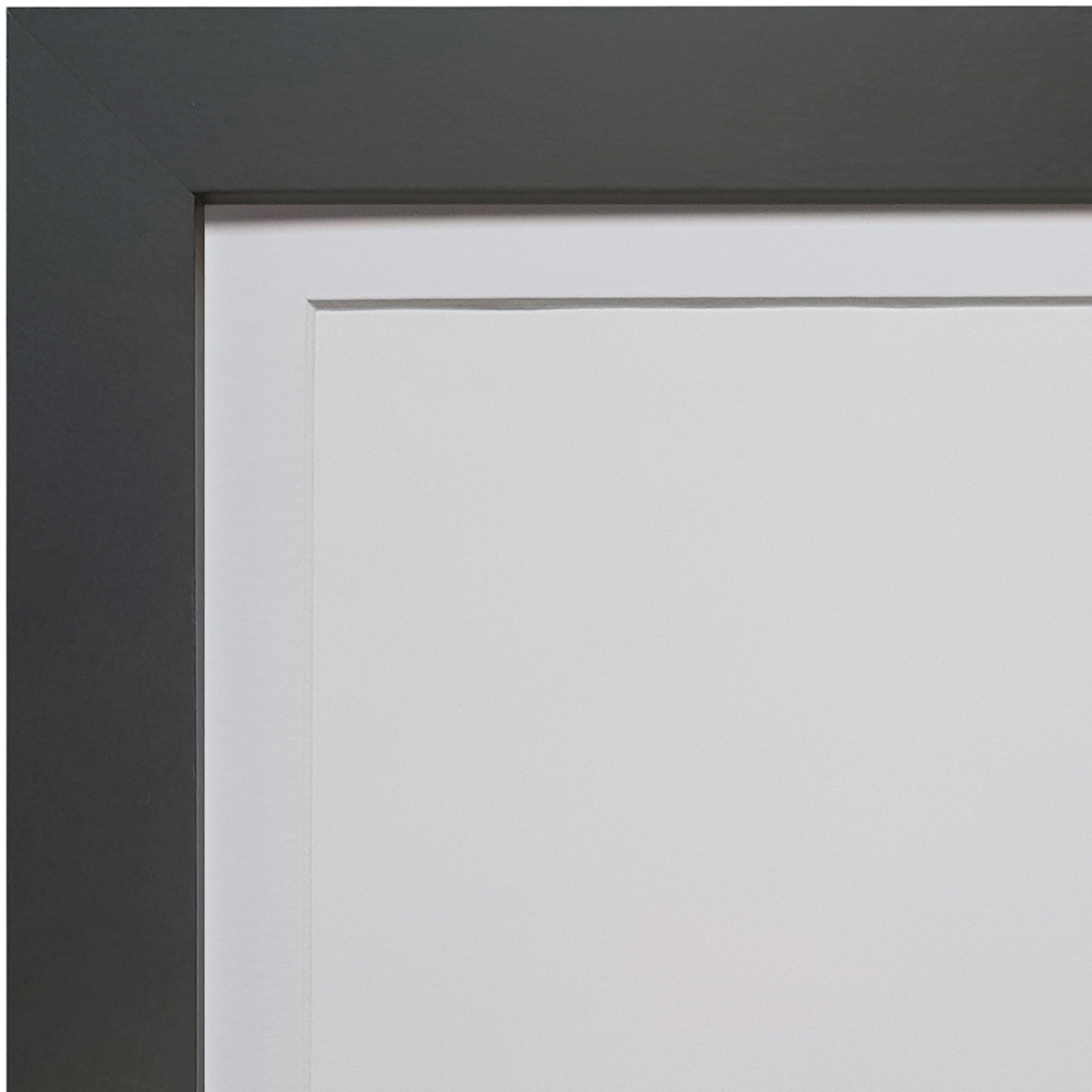 FRAMES BY POST Metro Black Frame with White Mount 12 x 10 inch Image 2