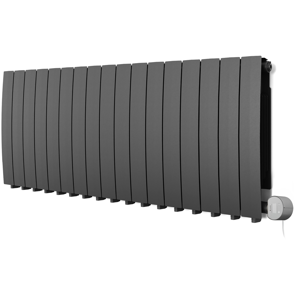 Terma Bergamo Wi-Fi Graphite Grey Electric Radiator 2000W 590 x 1360mm Image 1