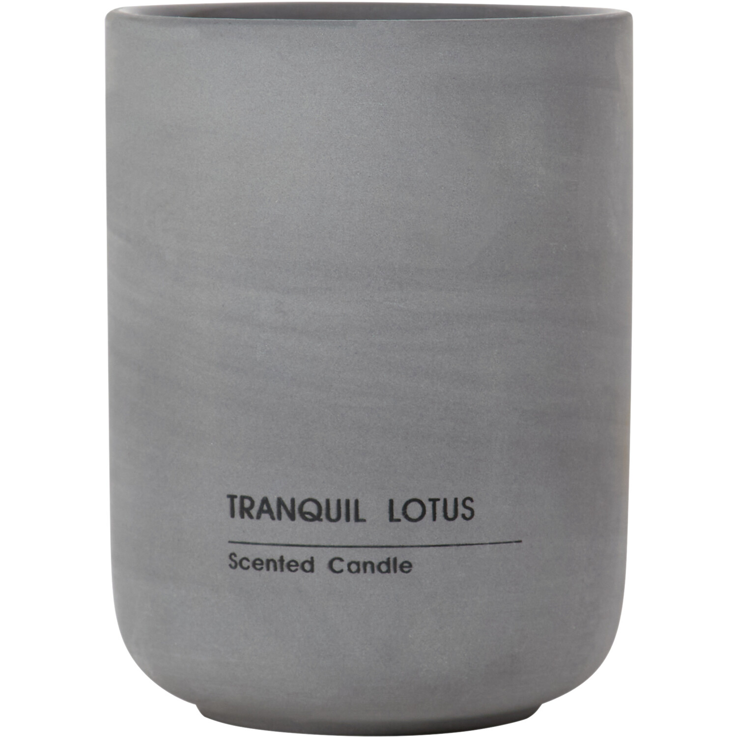 Tranquil Lotus Candle - Grey Image 1