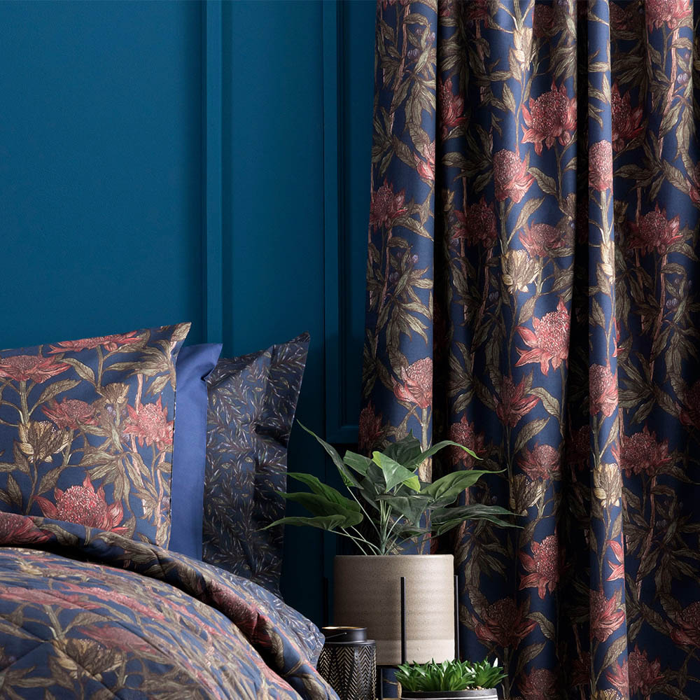 Serene Country Dream Wild Garden Curtains with Tie Backs 168 x 183cm