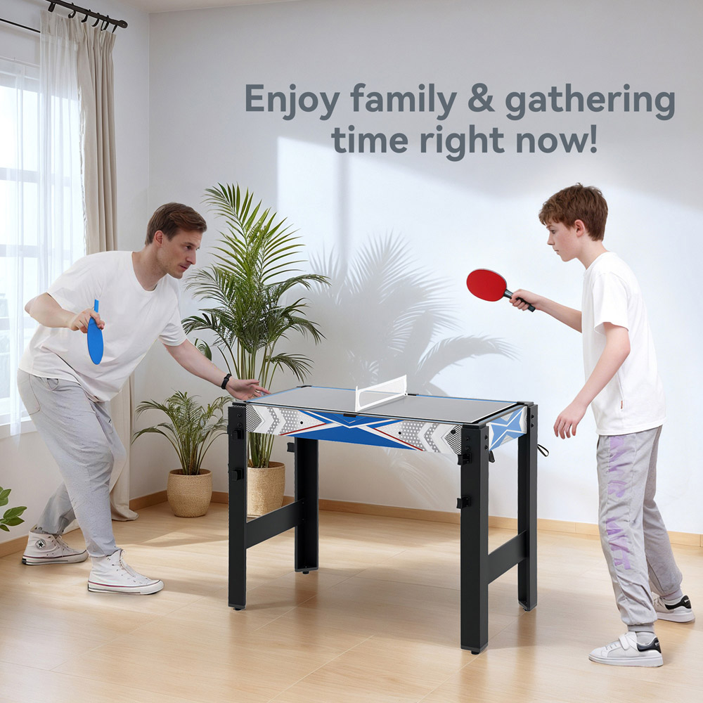 SPORTNOW 5-in-1 Blue Multi Games Table with Accessories Image 6