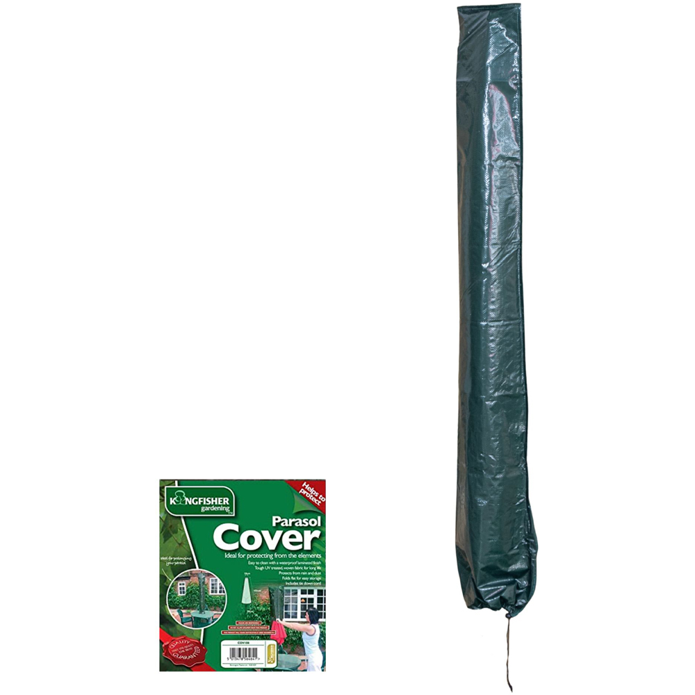 Samuel Alexander Waterproof Garden Parasol Cover with Tie Down Cord and Zip 1.5m Image 3