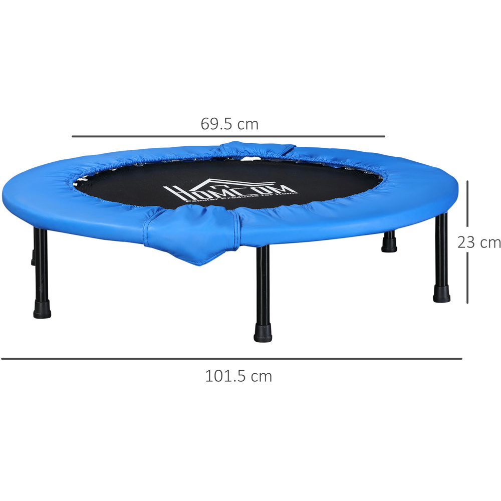 HOMCOM 3ft Black Mini Foldable Fitness Trampoline Image 7