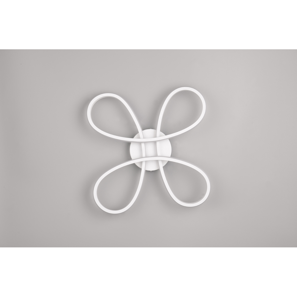 TRIO Fly White Matt Integrated LED Ceiling Light Image 7