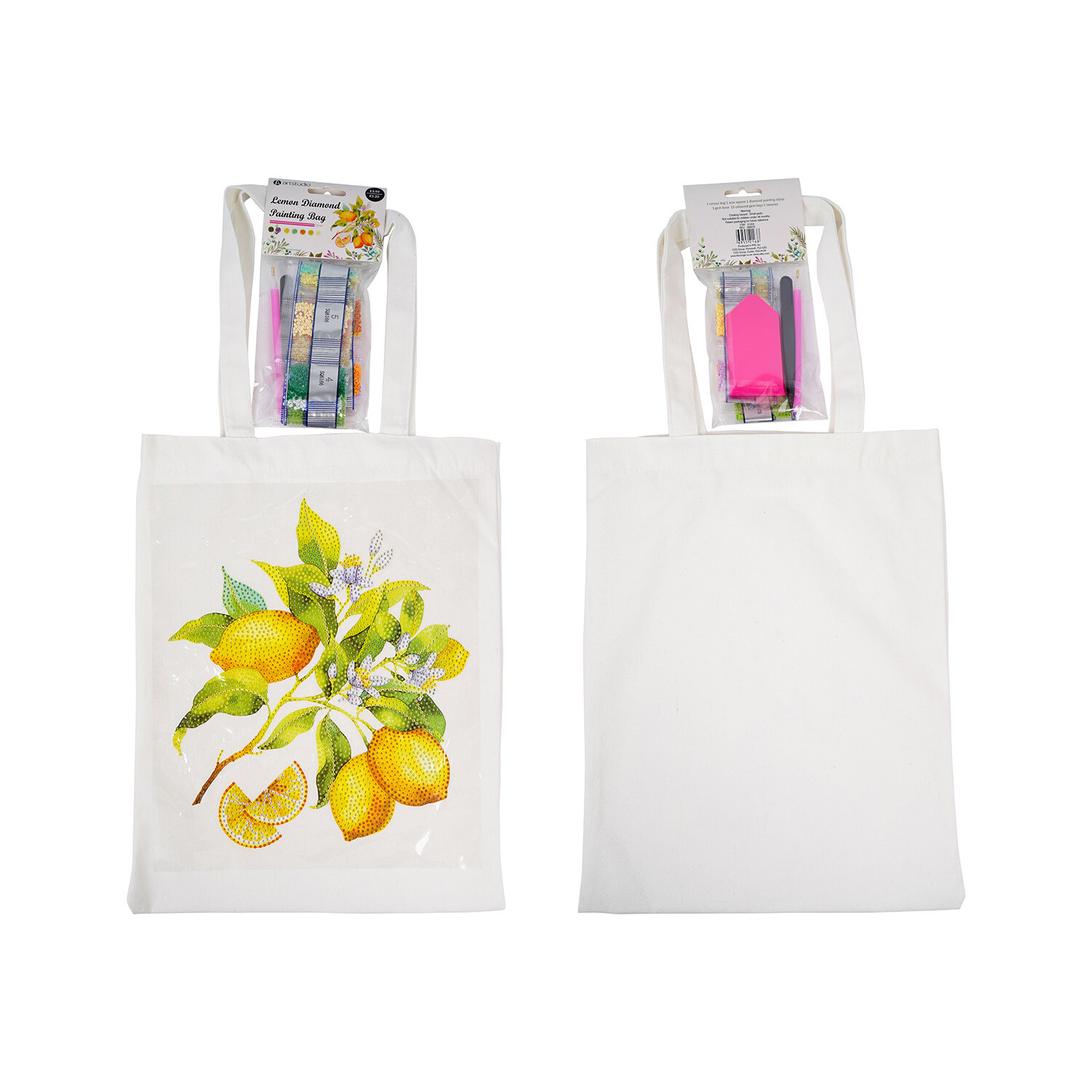 Art StudioSummer Fruits Diamond Painting Bag Image 2