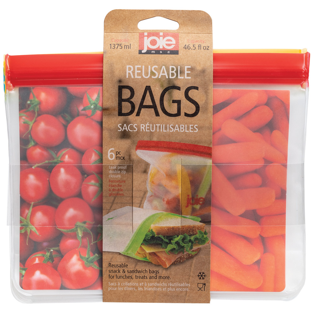 Joie Reusable PEVA Bags 6pc Large Image 3
