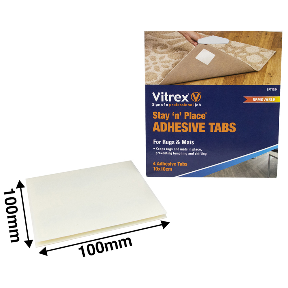 Vitrex Stay 'n' Place Adhesive Tabs Image 3