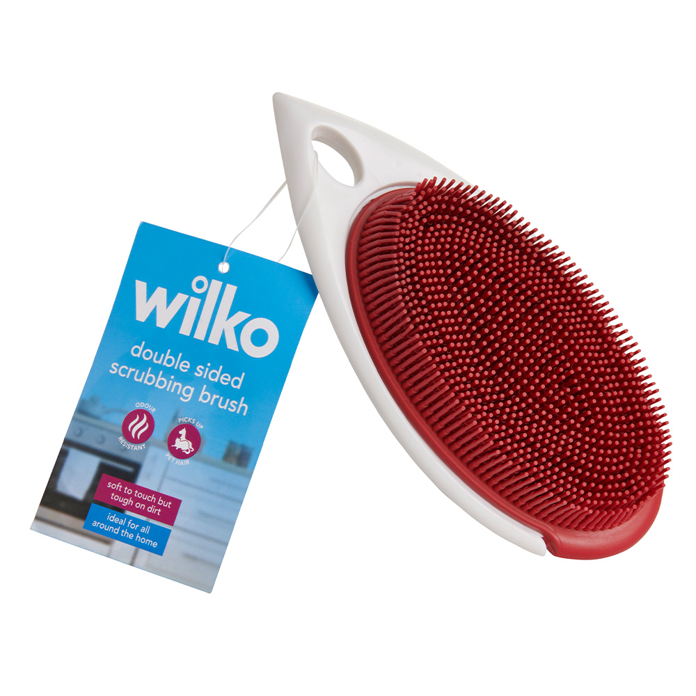 Wilko Double Sided Silicone Scrubbing Brush   Image 5