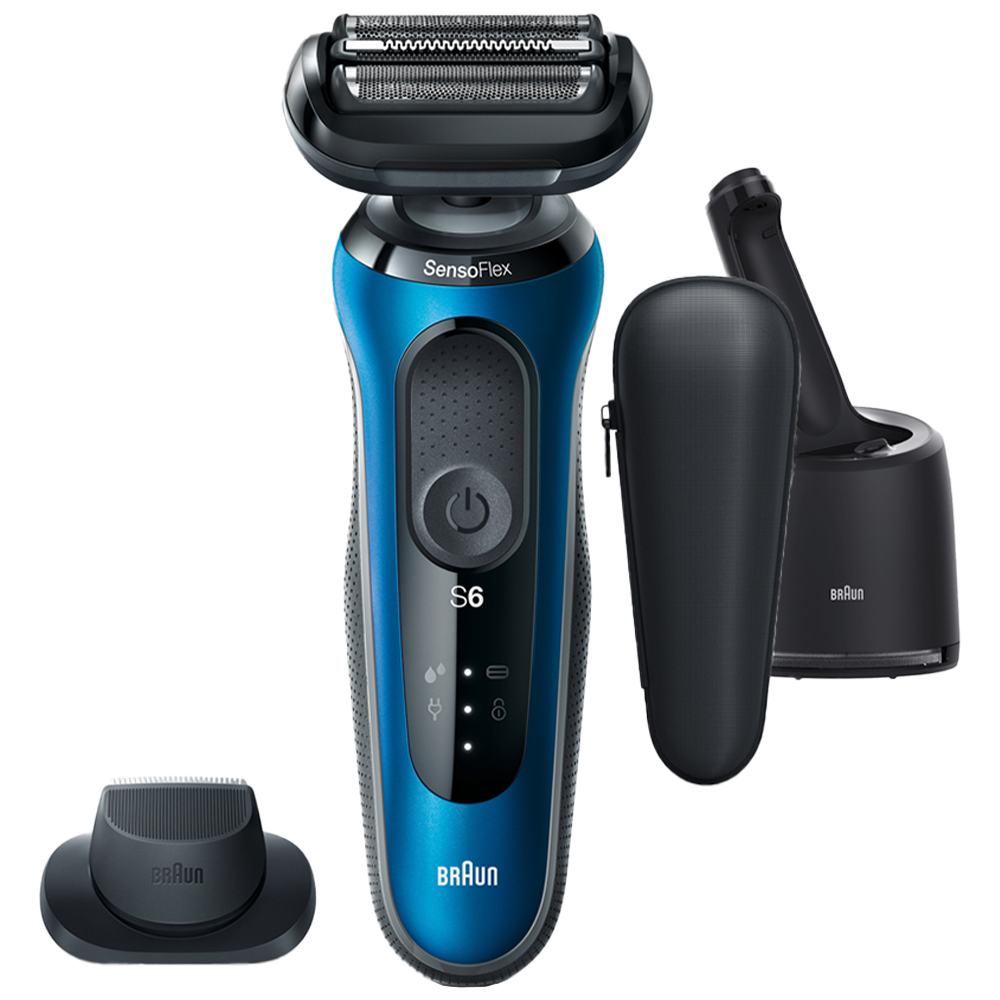 Braun Series 6 60-B7200 Electric Shaver Blue Image 2