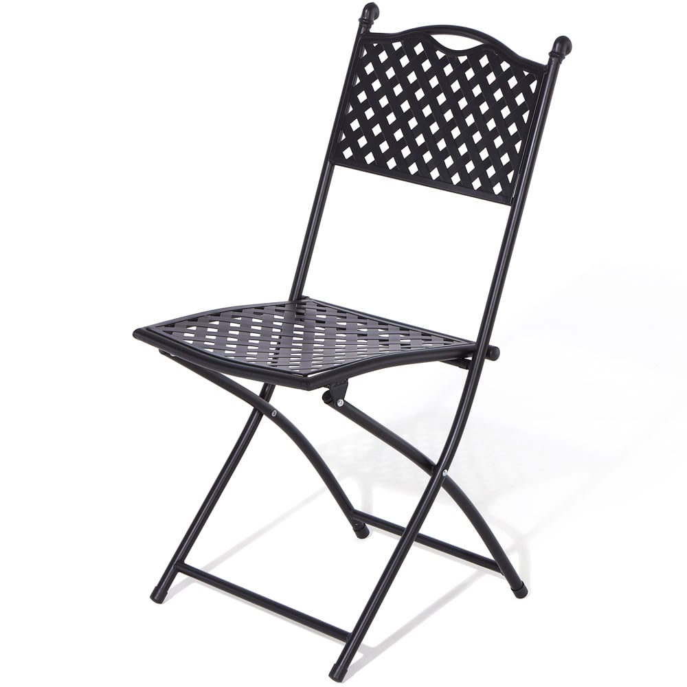 Rowlinson Havana 2 Seater Garden Bistro Set Black Image 4
