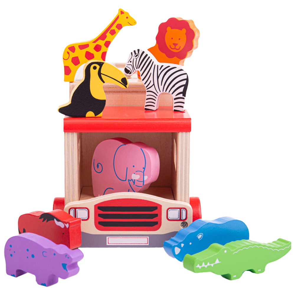 Bigjigs Toys Safari Sorting Lorry Image 4