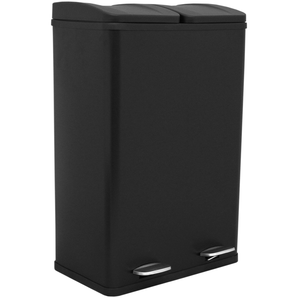 MonsterShop Black Dual Bin 60L Image 1