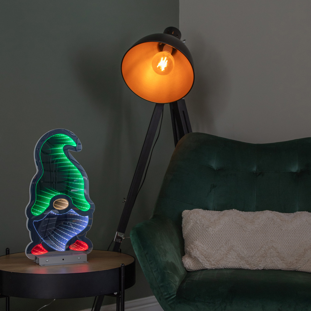 Samuel Alexander Multicolour Infinity LED Light Up Gonk Christmas Decoration Image 8