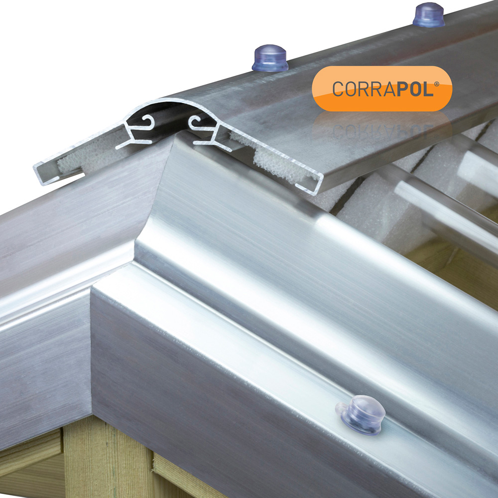 Corrapol Aluminium Super Ridge Bar Set 6m Image 2