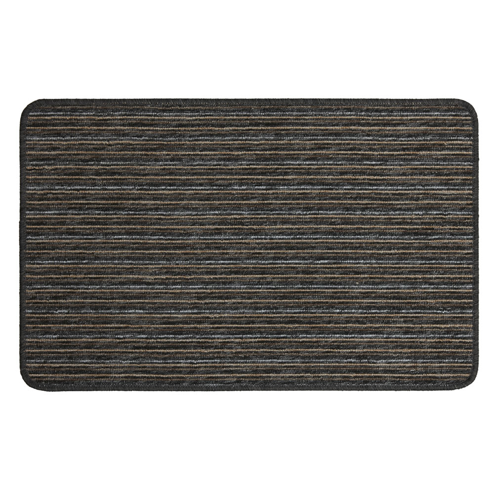 Mighty Mat Multicolour Striped Doormat 60 x 90cm Image