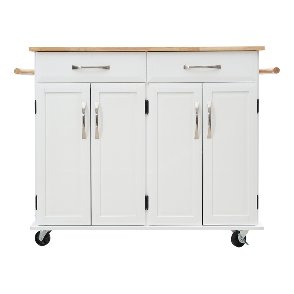 Living and Home Catering Trolley Cart with Drawers Image 3