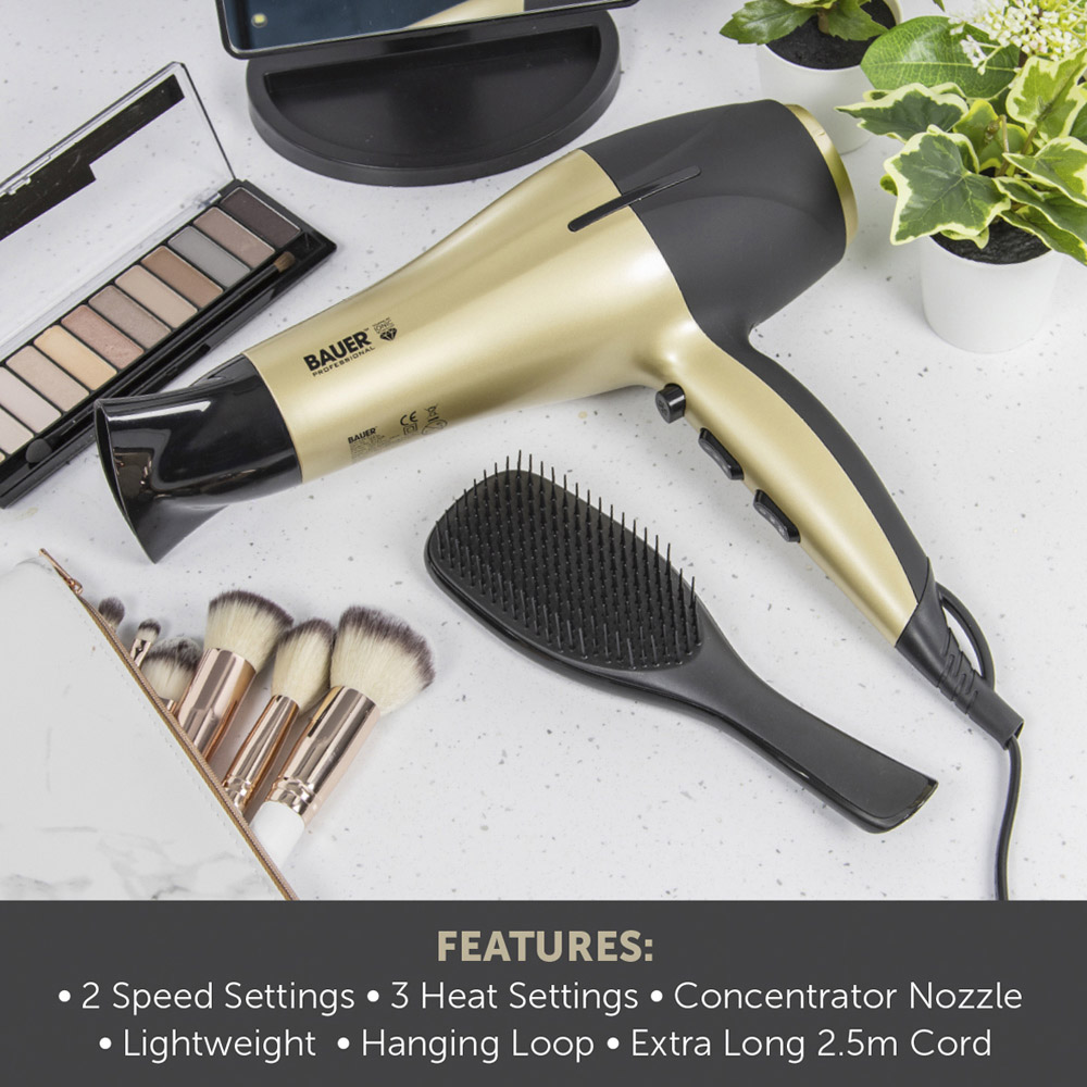 Bauer Tourma Pro Ionic Hair Dryer Image 3