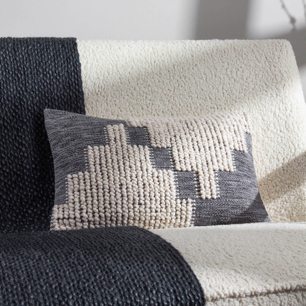 Hoem Himal Dusk Woven Knot Cushion Image 2