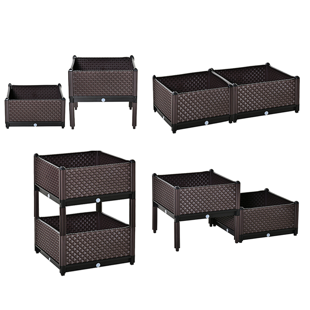 Outsunny Garden Bed Set 48x48x18cm Image 5
