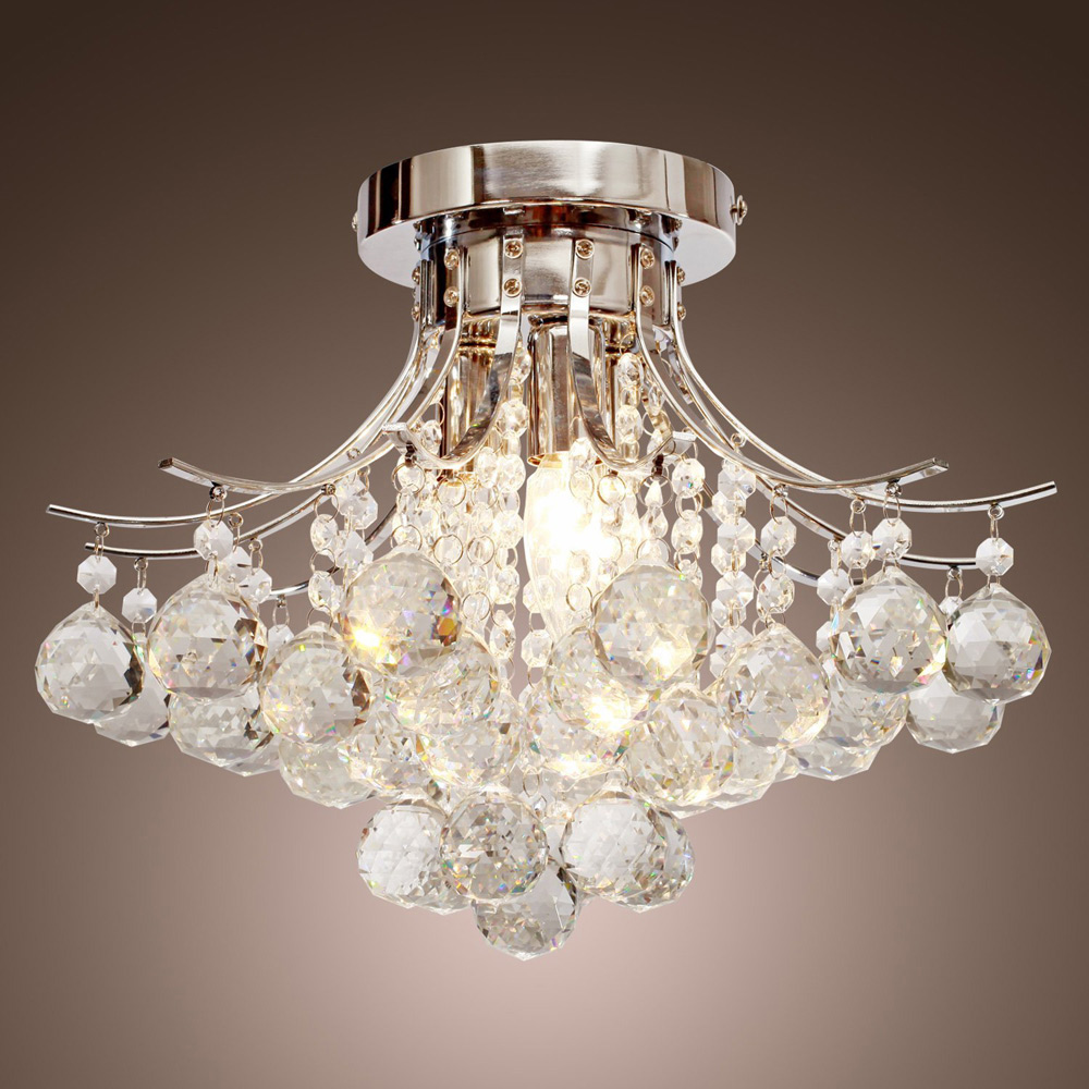 HOMCOM 3 Lights Modern Style Chandelier Image 6