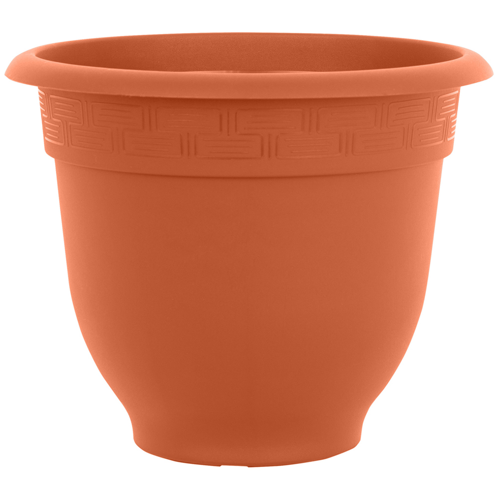 Wham Bell Pot Terracotta Recycled Plastic Round Planter 36cm 4 Pack Image 3