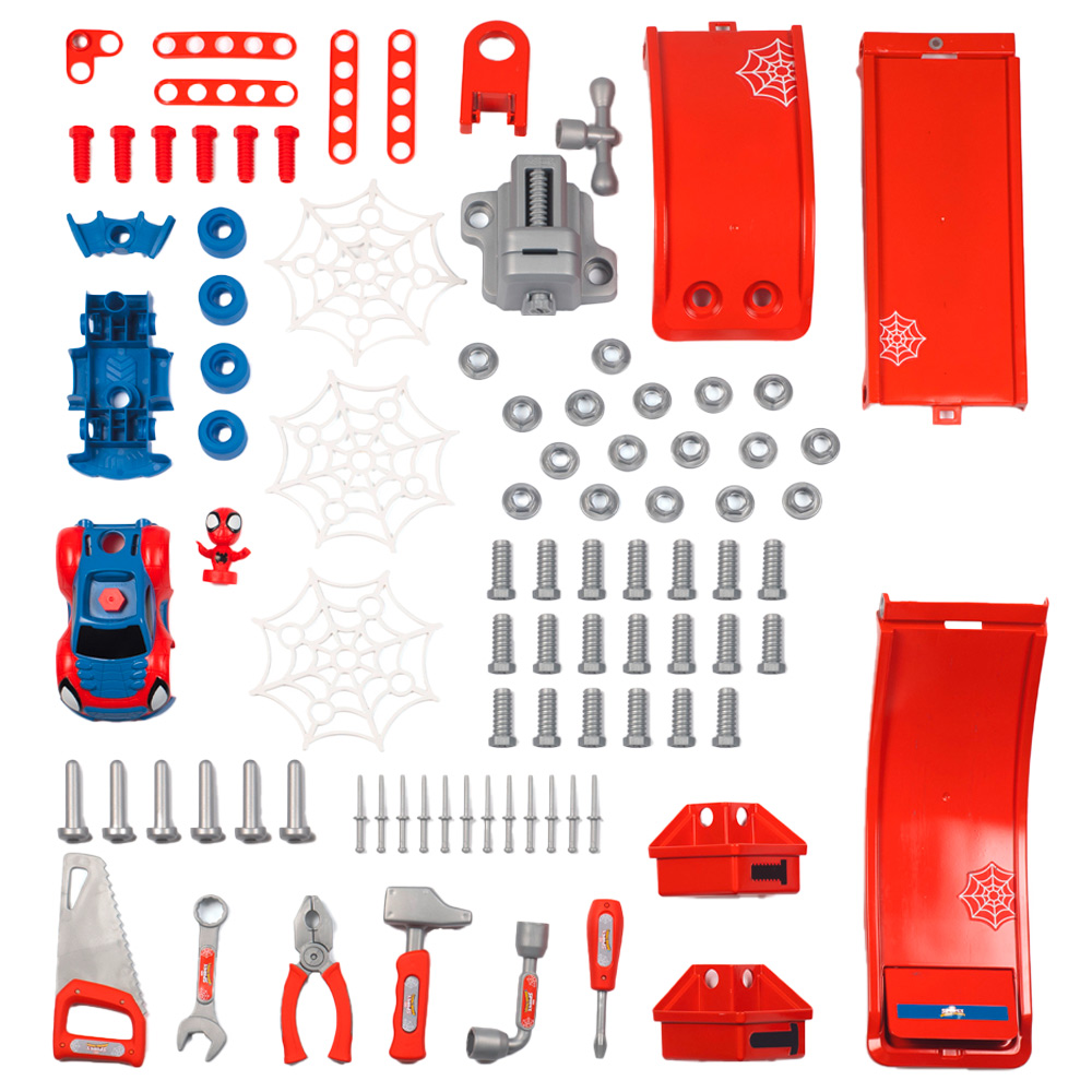 Smoby Spiderman Bricolo Handyman Workbench Playset Image 3