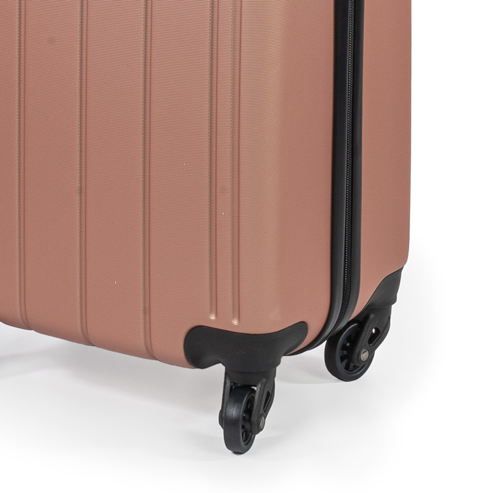 Pierre Cardin Small Cream Lightweight Trolley Suitcase Image 3
